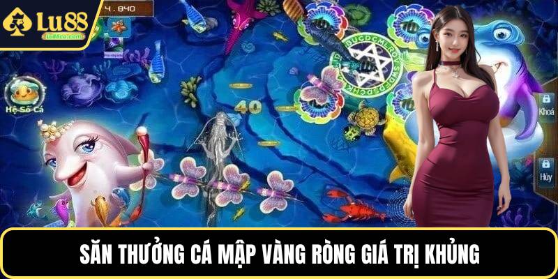 Săn thưởng cá mập vàng ròng giá trị khủng